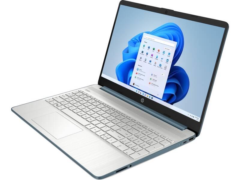 Notebook HP 15s-fq3010nc Microsoft 365 pro jednotlivce stříbrný modrý