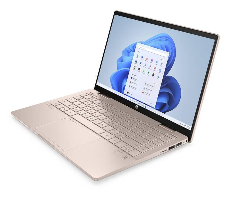 Notebook HP Pavilion x360 14-ek0001nc, růžový