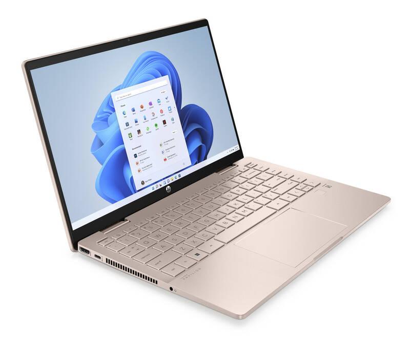Notebook HP Pavilion x360 14-ek0001nc, růžový