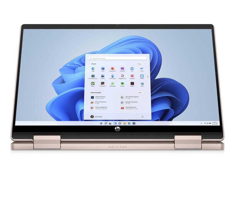 Notebook HP Pavilion x360 14-ek0003nc, růžový