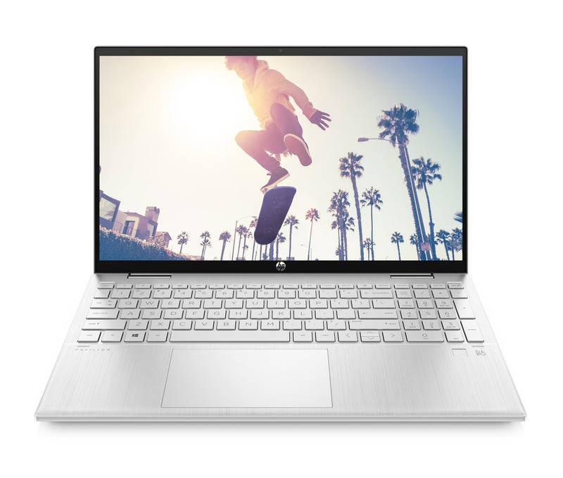 Notebook HP Pavilion x360 15-er1010nc stříbrný