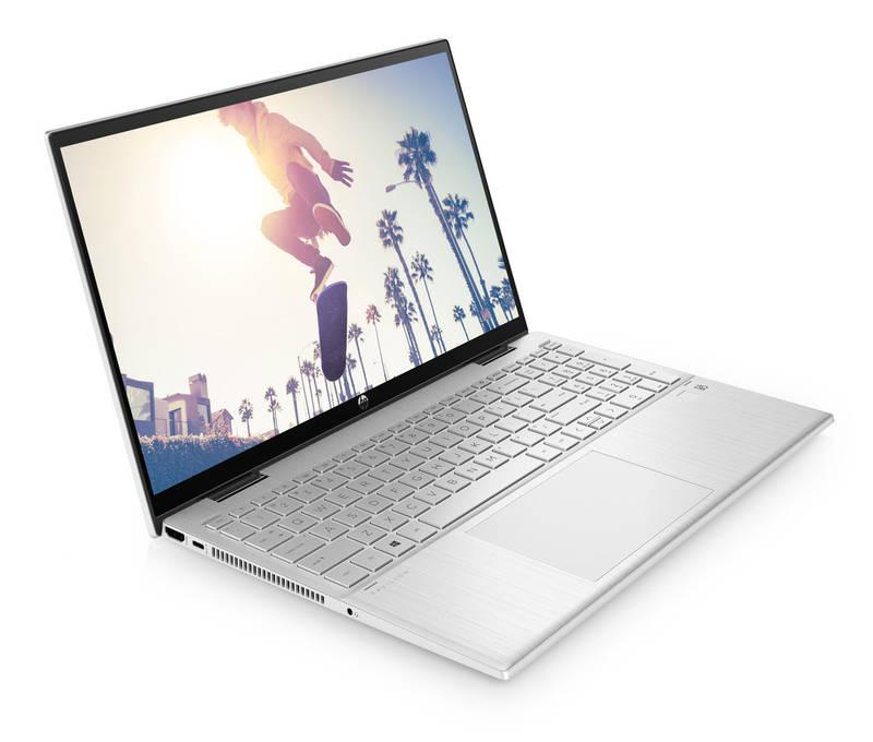 Notebook HP Pavilion x360 15-er1011nc stříbrný