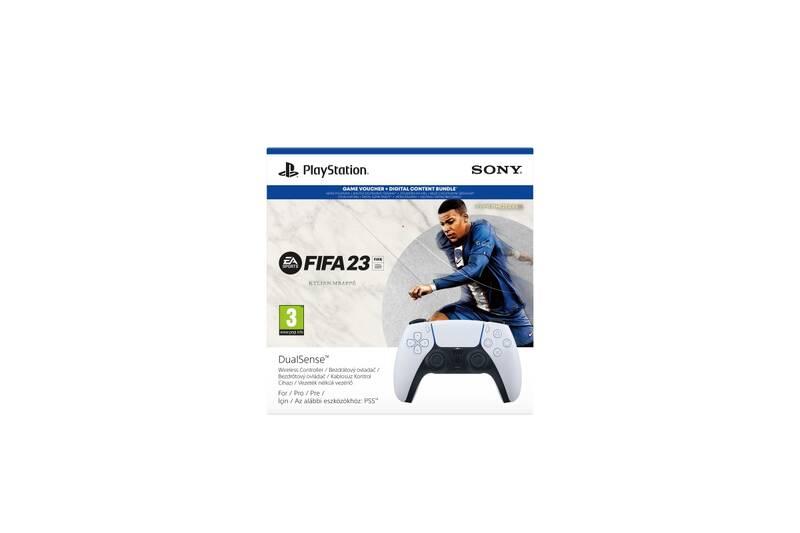 Ovladač Sony DualSense Wireless pro PS5 FIFA 23 bílý, Ovladač, Sony, DualSense, Wireless, pro, PS5, FIFA, 23, bílý