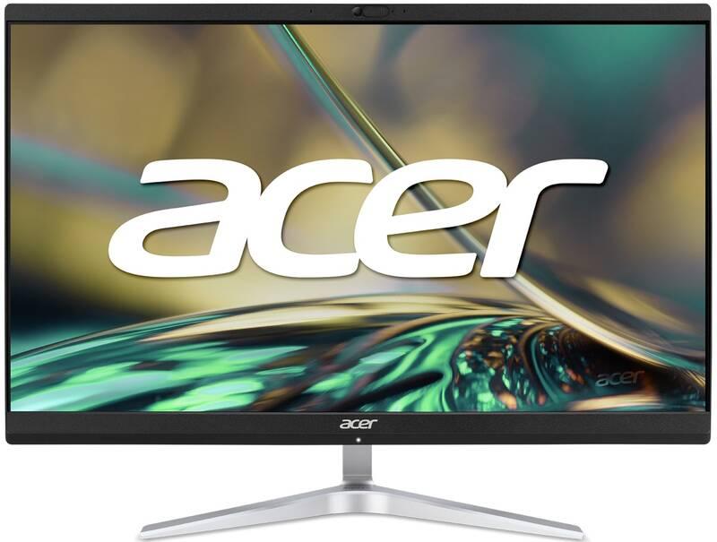 Počítač All In One Acer Aspire C24-1750 černý stříbrný, Počítač, All, One, Acer, Aspire, C24-1750, černý, stříbrný