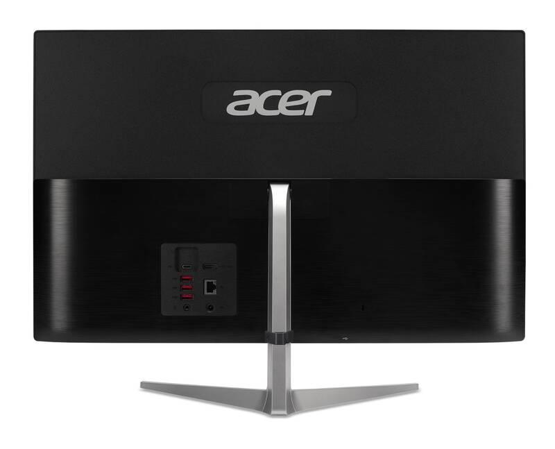 Počítač All In One Acer Aspire C24-1750 černý stříbrný, Počítač, All, One, Acer, Aspire, C24-1750, černý, stříbrný