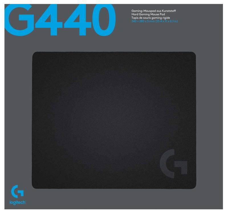 Podložka pod myš Logitech Gaming G440 Hard 34 x 28 cm černá, Podložka, pod, myš, Logitech, Gaming, G440, Hard, 34, x, 28, cm, černá