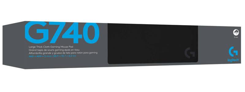 Podložka pod myš Logitech Gaming G740 46 x 40 cm černá