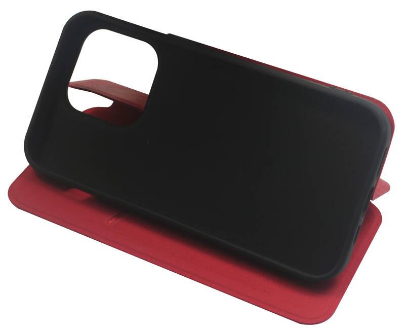 Pouzdro na mobil flipové RhinoTech FLIP Eco Case na Apple iPhone 14 červené