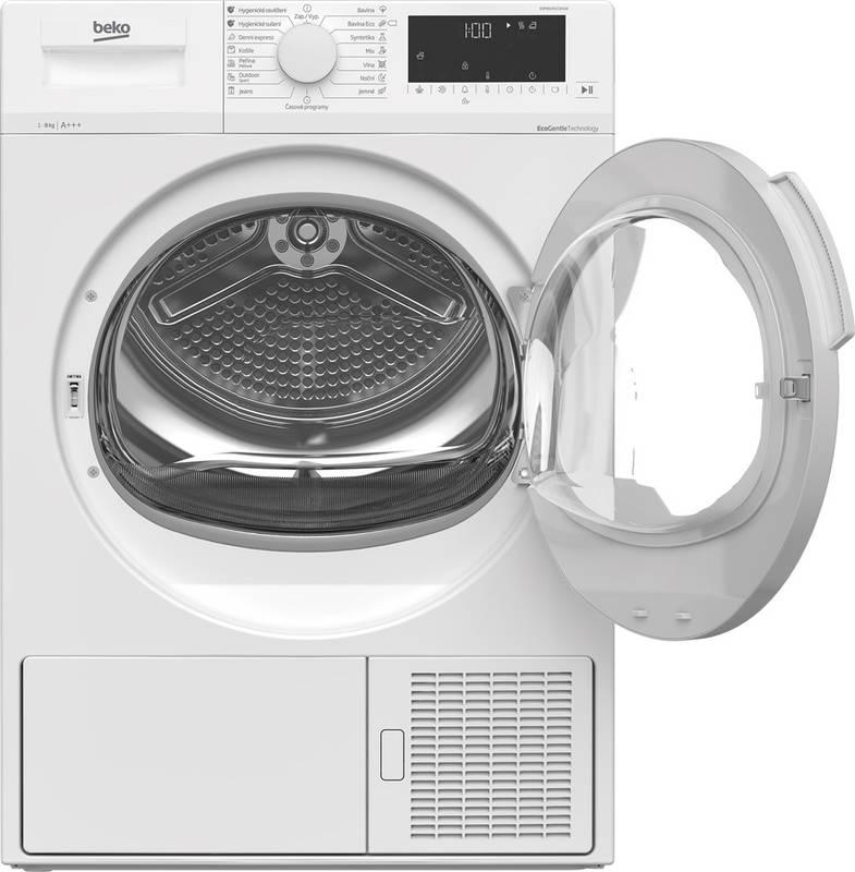 Sušička prádla Beko EDF85241CSH1W bílá, Sušička, prádla, Beko, EDF85241CSH1W, bílá