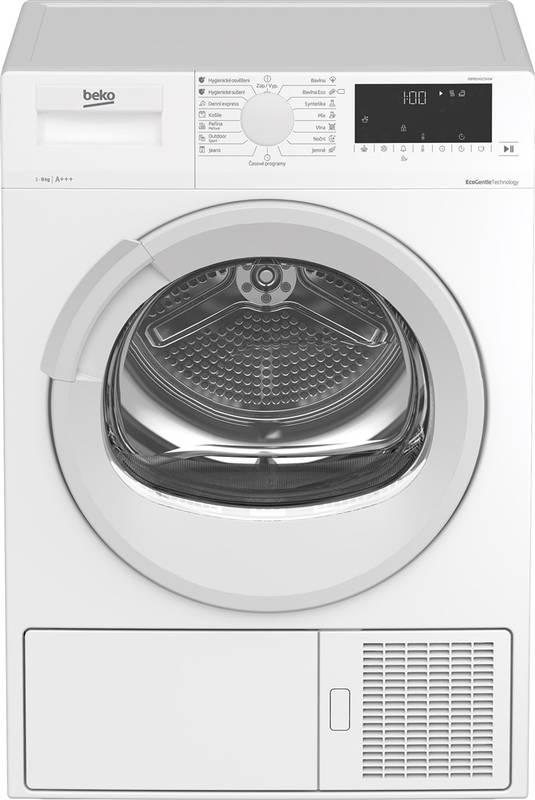 Sušička prádla Beko EDF85241CSH1W bílá, Sušička, prádla, Beko, EDF85241CSH1W, bílá