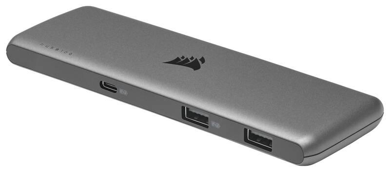 USB Hub Corsair USB-C 7-Port šedý
