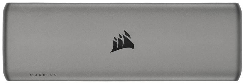 USB Hub Corsair USB-C 7-Port šedý