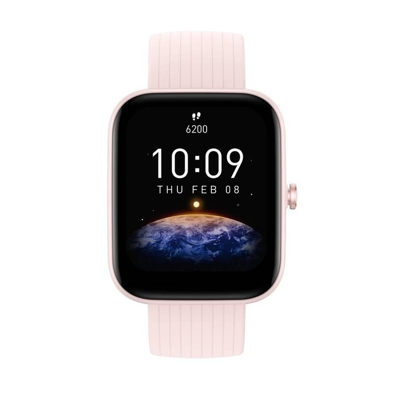 Chytré hodinky Amazfit Bip 3 Pro růžové, Chytré, hodinky, Amazfit, Bip, 3, Pro, růžové