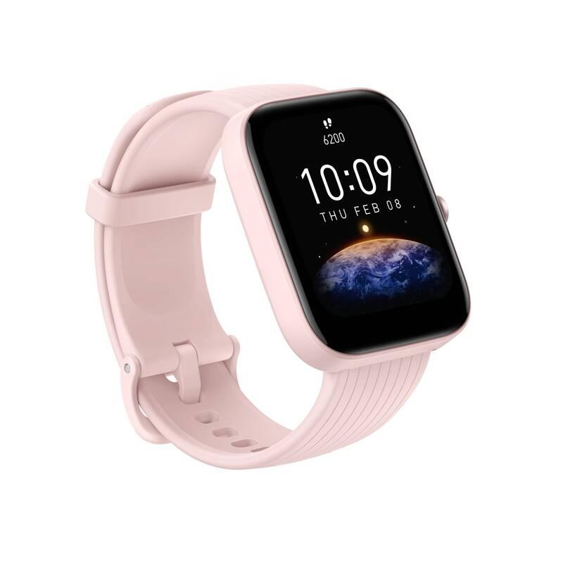Chytré hodinky Amazfit Bip 3 Pro růžové