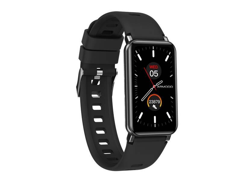 Chytré hodinky ARMODD Silentband 3 GPS černé, Chytré, hodinky, ARMODD, Silentband, 3, GPS, černé