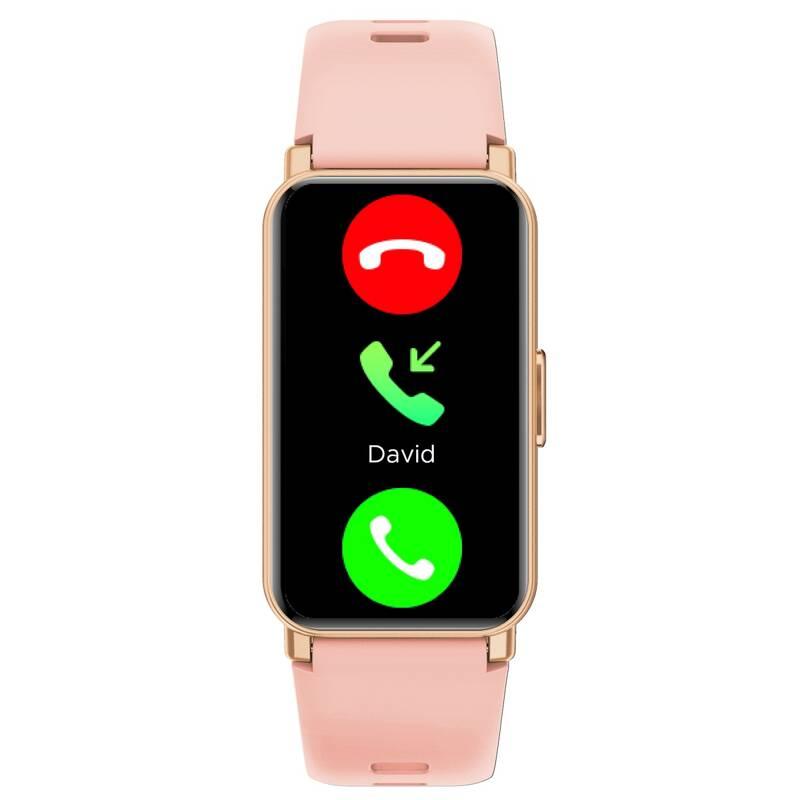 Chytré hodinky ARMODD Silentband 3 GPS růžové, Chytré, hodinky, ARMODD, Silentband, 3, GPS, růžové