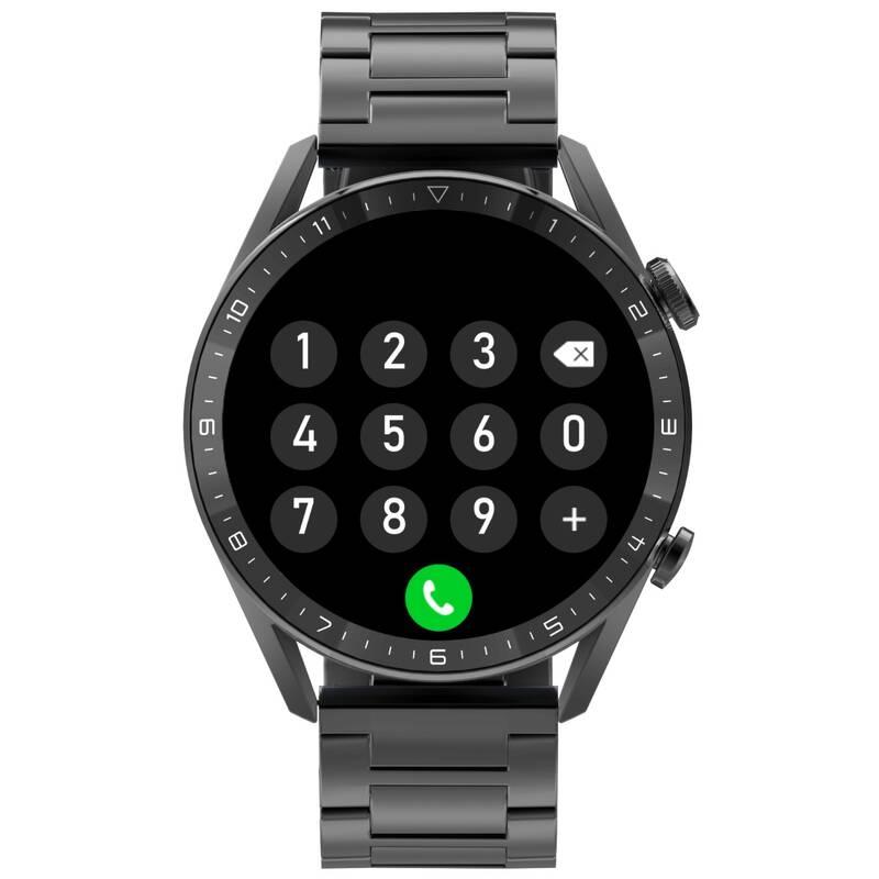 Chytré hodinky ARMODD Silentwatch 5 Pro černá s kovovým řemínkem