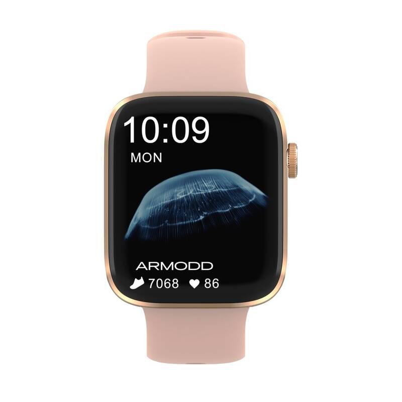 Chytré hodinky ARMODD Squarz 11 Pro zlaté