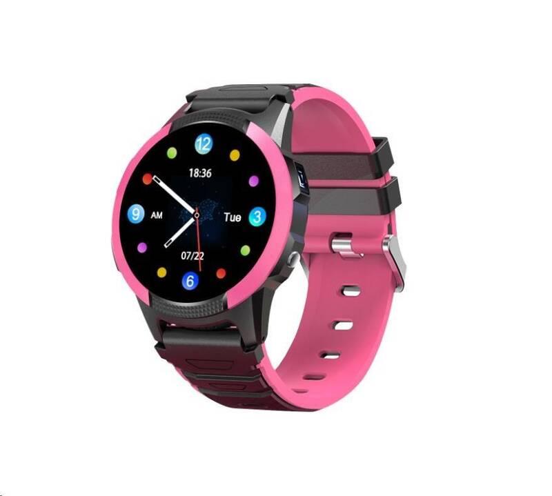 Chytré hodinky Garett Kids Focus 4G RT růžové