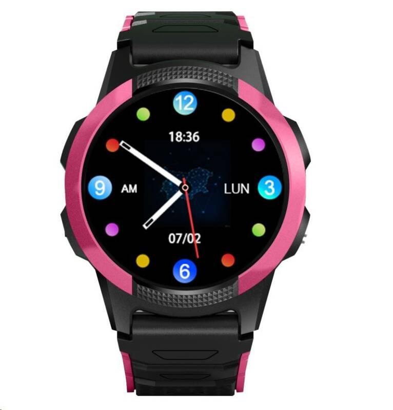Chytré hodinky Garett Kids Focus 4G RT růžové
