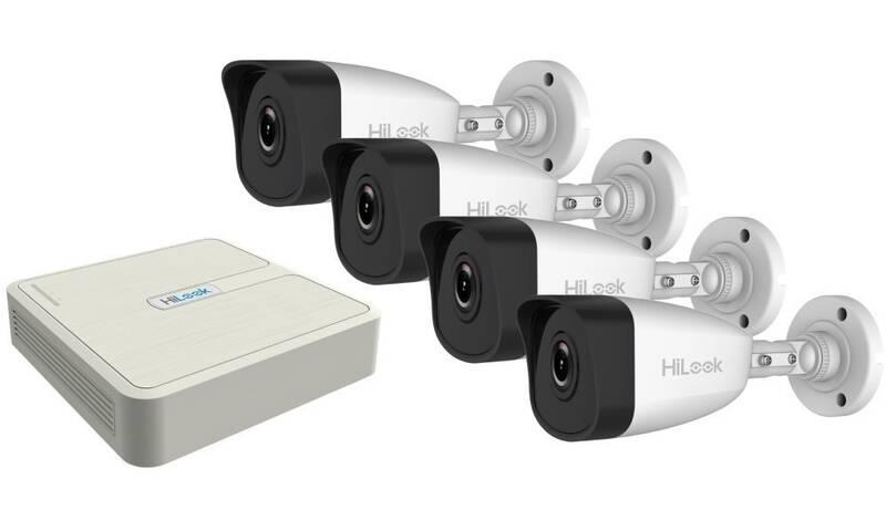 Kamerový systém HiLook NVR-104H-D 4PIPC-B140H IPC-B140H, Kamerový, systém, HiLook, NVR-104H-D, 4PIPC-B140H, IPC-B140H
