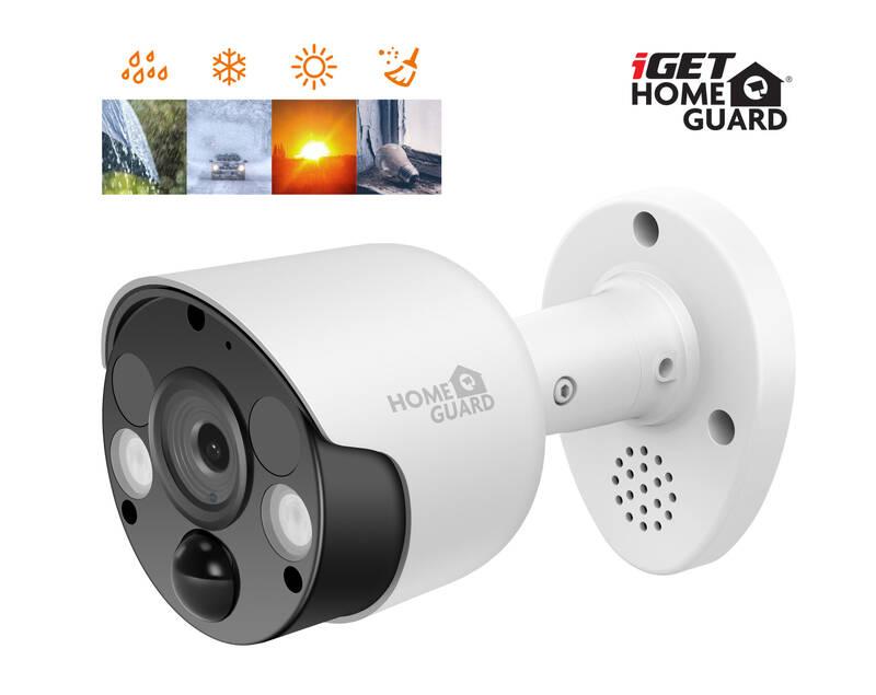 Kamerový systém iGET HGNVK164908 Homeguard 4K UltraHD NVR PoE CCTV set 16CH 8x kamera 4K se zvukem, LED a Smart detekcí