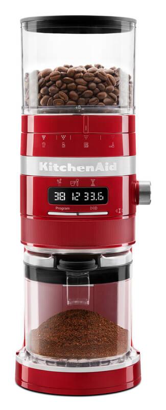 Kávomlýnek KitchenAid 5KCG8433EER červený, Kávomlýnek, KitchenAid, 5KCG8433EER, červený