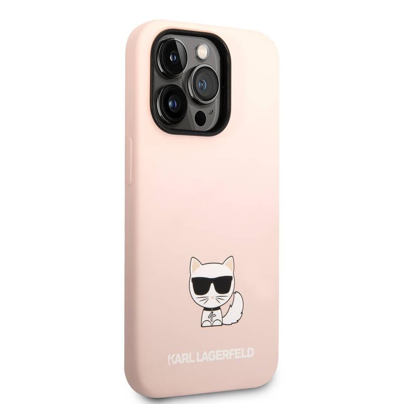 Kryt na mobil Karl Lagerfeld Liquid Silicone Choupette na Apple iPhone 14 Pro Max růžový, Kryt, na, mobil, Karl, Lagerfeld, Liquid, Silicone, Choupette, na, Apple, iPhone, 14, Pro, Max, růžový