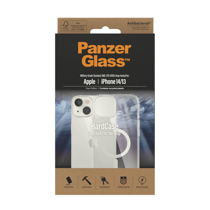 Kryt na mobil PanzerGlass HardCase na Apple iPhone 14 13 s MagSafe průhledný, Kryt, na, mobil, PanzerGlass, HardCase, na, Apple, iPhone, 14, 13, s, MagSafe, průhledný
