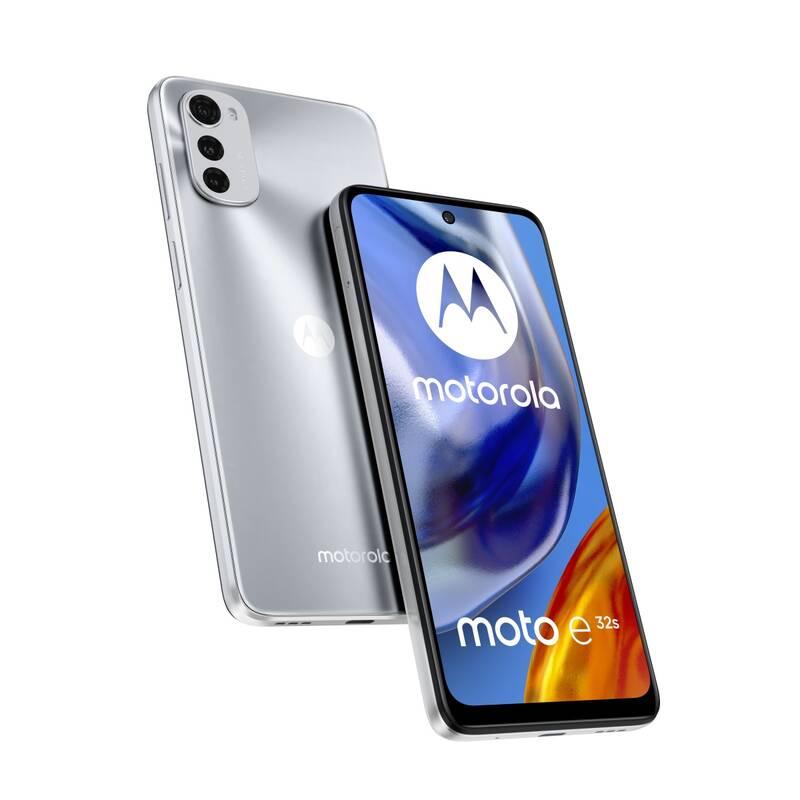 Mobilní telefon Motorola Moto E32s 4 GB 64 GB stříbrný, Mobilní, telefon, Motorola, Moto, E32s, 4, GB, 64, GB, stříbrný