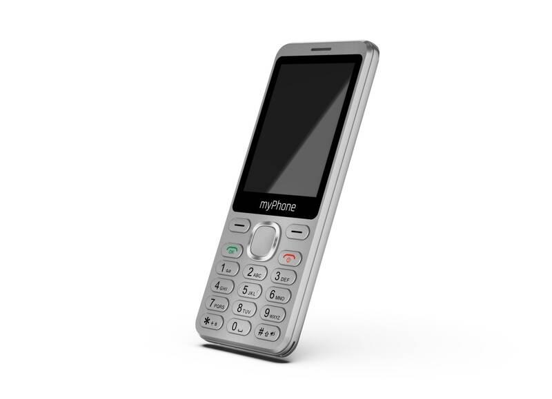 Mobilní telefon myPhone Maestro 2 stříbrný, Mobilní, telefon, myPhone, Maestro, 2, stříbrný