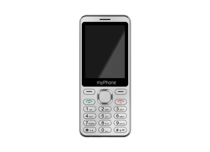 Mobilní telefon myPhone Maestro 2 stříbrný