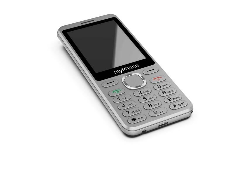 Mobilní telefon myPhone Maestro 2 stříbrný, Mobilní, telefon, myPhone, Maestro, 2, stříbrný