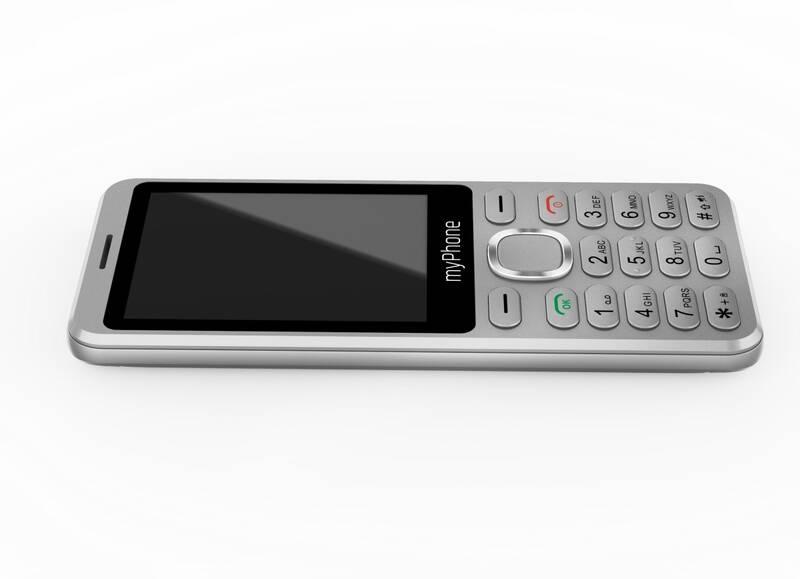 Mobilní telefon myPhone Maestro 2 stříbrný