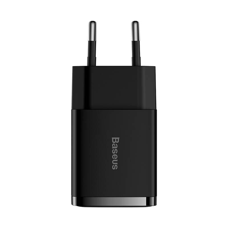 Nabíječka do sítě Baseus 2U 10.5W, 2xUSB černá