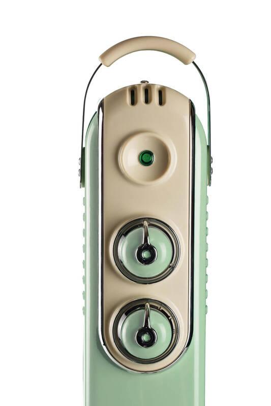 Olejový radiátor Ariete Vintage ART 839 04 zelený, Olejový, radiátor, Ariete, Vintage, ART, 839, 04, zelený