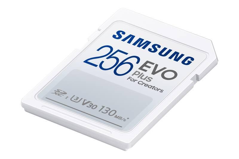 Paměťová karta Samsung EVO Plus SDXC 256 GB, Paměťová, karta, Samsung, EVO, Plus, SDXC, 256, GB
