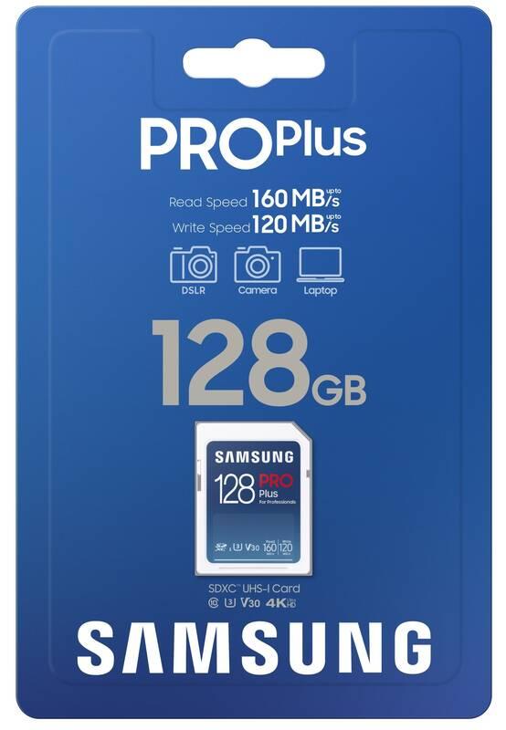 Paměťová karta Samsung PRO Plus SDXC 128 GB