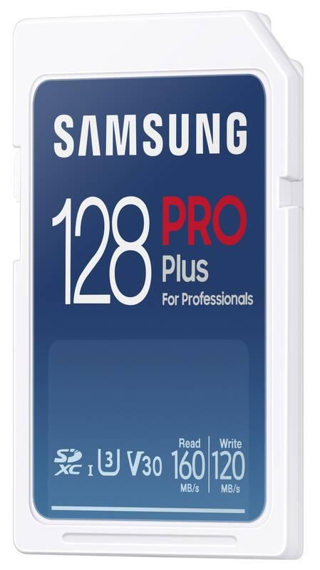Paměťová karta Samsung PRO Plus SDXC 128 GB USB adaptér, Paměťová, karta, Samsung, PRO, Plus, SDXC, 128, GB, USB, adaptér