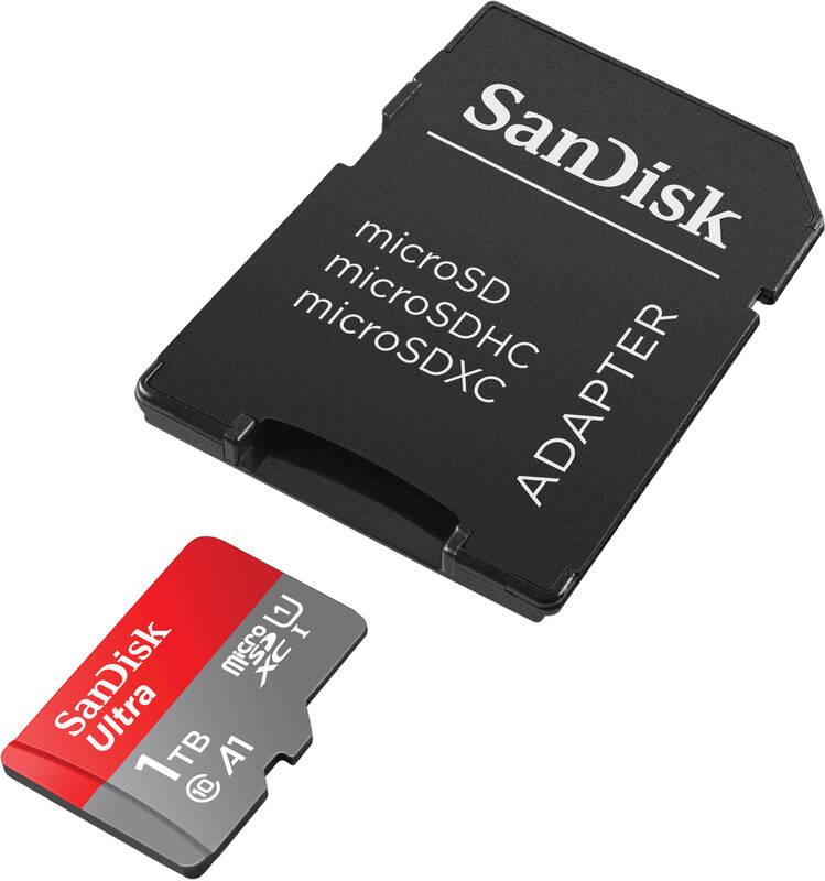 Paměťová karta SanDisk Ultra microSDXC 1TB A1 Class 10 UHS-I SD Adapter