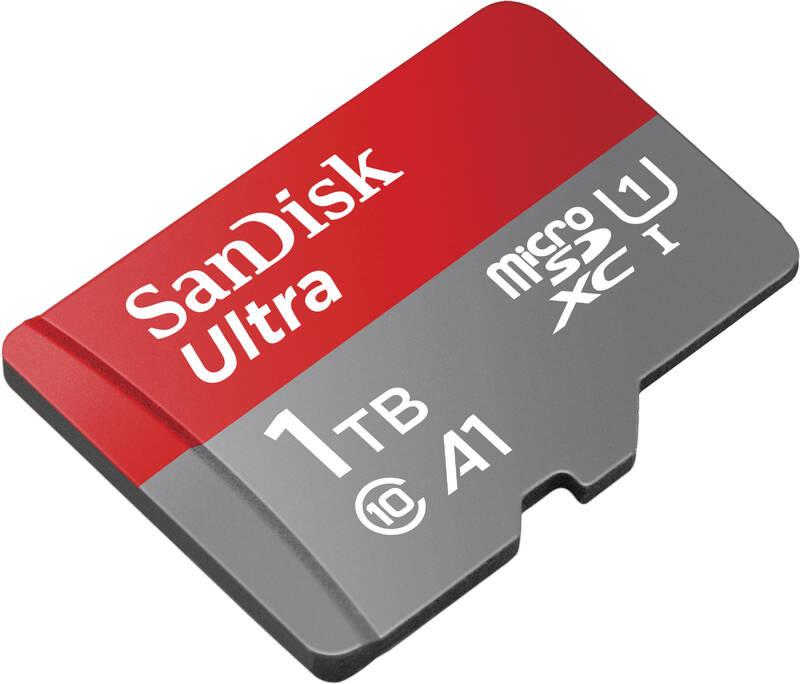 Paměťová karta SanDisk Ultra microSDXC 1TB A1 Class 10 UHS-I SD Adapter, Paměťová, karta, SanDisk, Ultra, microSDXC, 1TB, A1, Class, 10, UHS-I, SD, Adapter