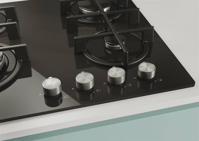 Plynová varná deska Candy CDK6GF4WEKB černá