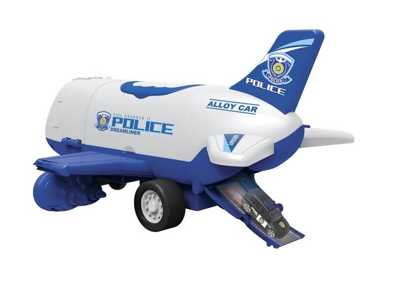Policejní letadlo Sparkys s nákladovým prostorem