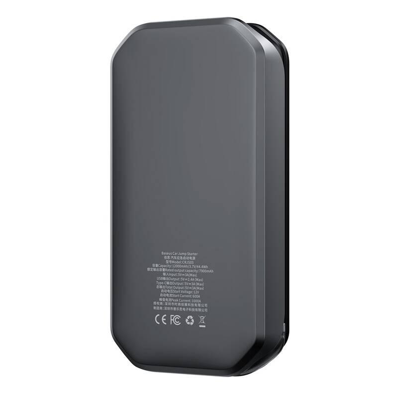 Powerbank Baseus do auta 12000mAh černá