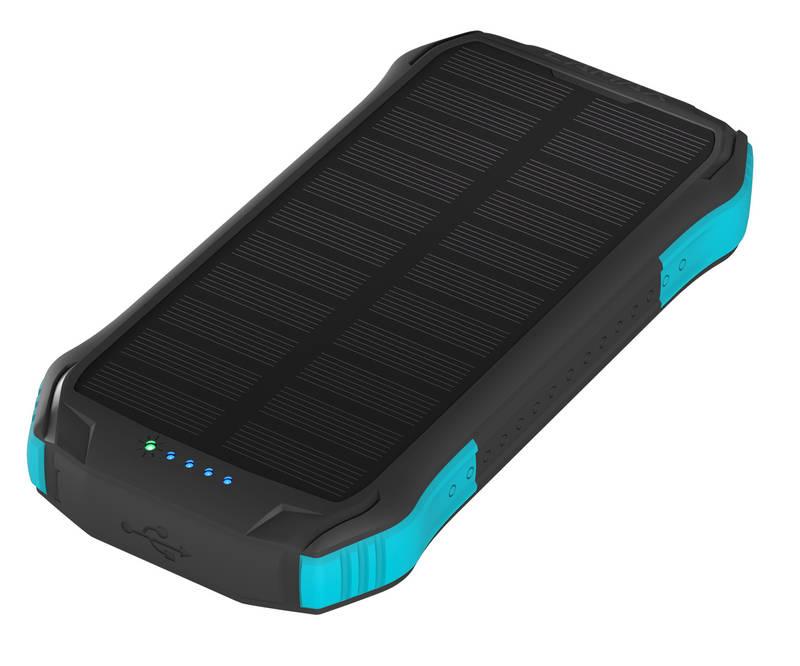 Powerbank LAMAX Journey 12000mAh černá tyrkysová