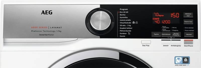 Pračka AEG ProSense™ 6000 L6SNE27CC bílá