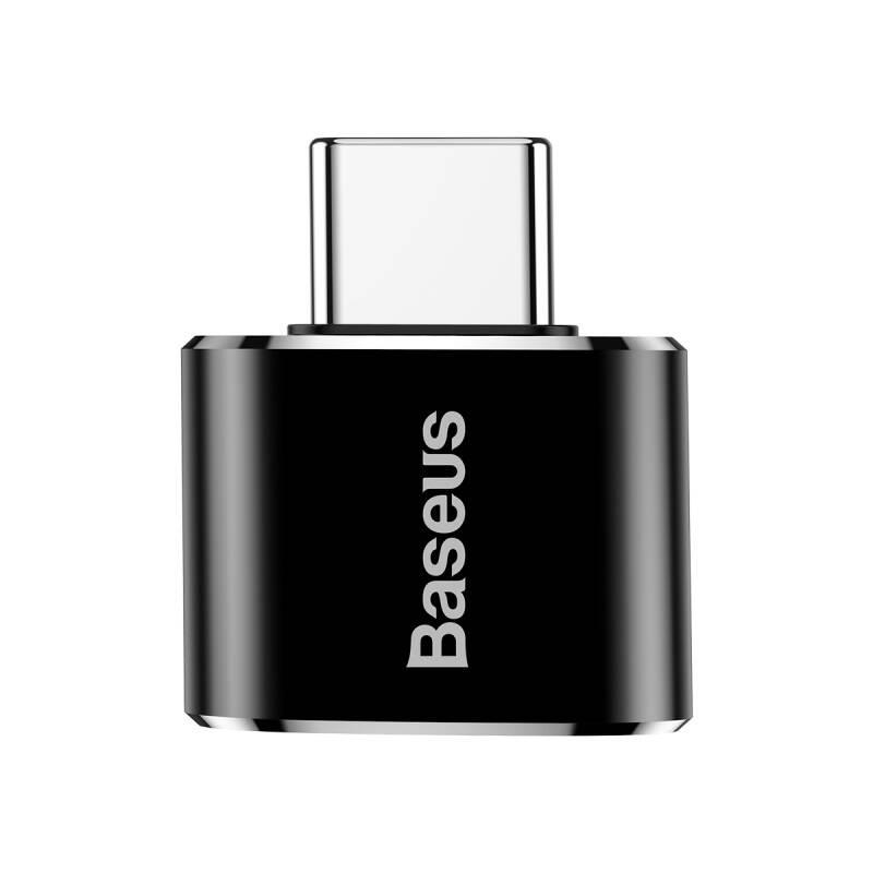 Redukce Baseus USB-A USB-C černá