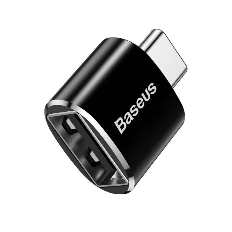 Redukce Baseus USB-A USB-C černá