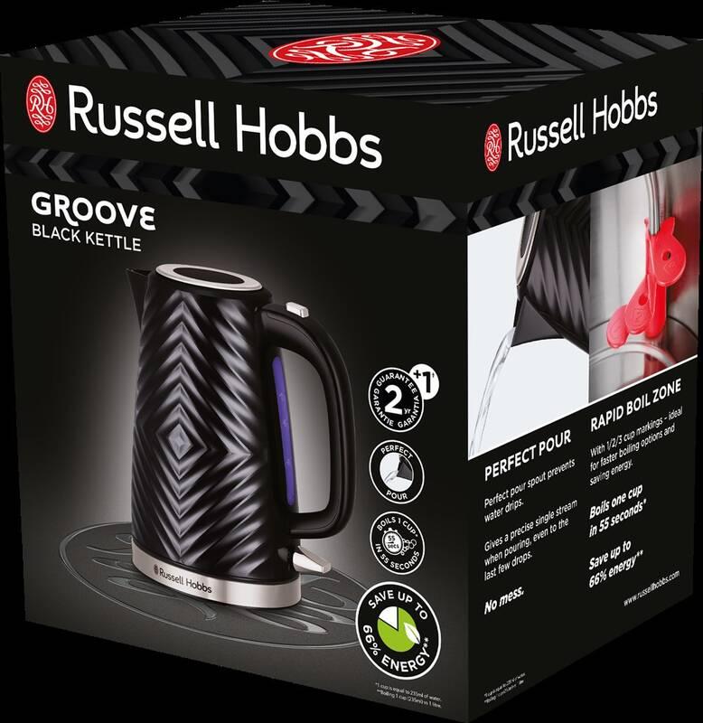 Rychlovarná konvice RUSSELL HOBBS 26380-70 Groove Black