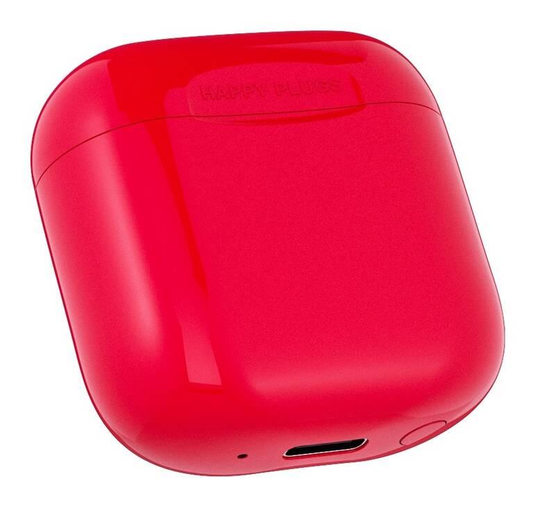 Sluchátka Happy Plugs Joy červená